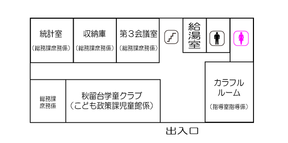 別館1階配置図