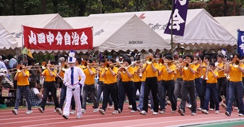 市内中学校合同マーチングバンド