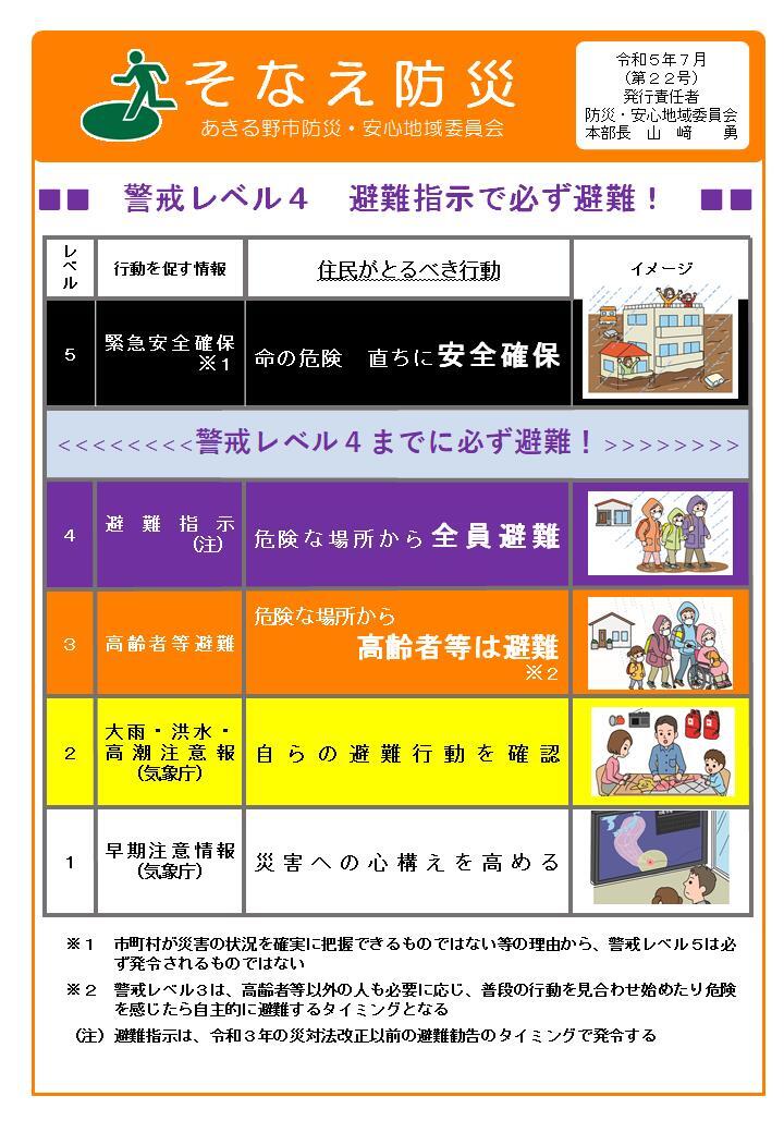 そなえ防災22号