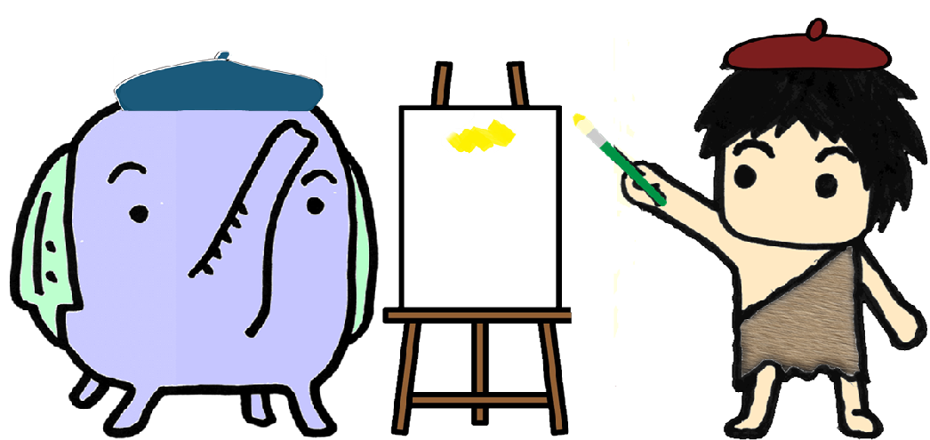 へらすぞうとげんじんくん（ポスターコンクールver.）