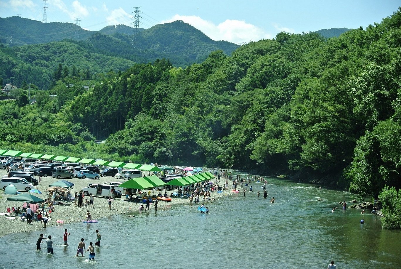 秋川橋河川公園バーベキューランドの写真